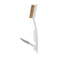 thumbnail image 2 of Crevice Cleaning Brush, Multi-Purpose Scrubber with Stainless Steel Spatula for Tile Grout and Window Tracks, Non-Scratch & Durable for All Surfaces, Ideal for Bathroom Kitchen Sink and FAJHHA, 2 of 9