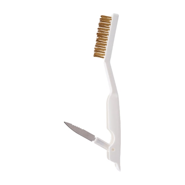 Yhmxh Utensilios de cocina Cepillo para grietas de baño, multiusos para juntas de ventanas, azulejos, cocinas y baños. Cepillo de mano para limpieza doméstica. Muebles para cocina
