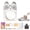 F, variant on ZMKIAG Cute Animal Themed Pottery Wheel Set for ππΆπ±π - Complete Painting Kit with 5ml Paints, Arts and Crafts Toy for ππΆπΏπΉπ and ππΌππ, Ideal for Birthday and Holiday Gifts