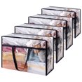 thumbnail image 1 of Bolsas de almacenamiento de ropa Lifewit, 60 L, plástico transparente, paquete de 4, 1 of 9