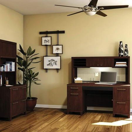 Bush Enterprise Commercial 60 Inch Double Pedestal Computer Desk