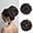 Chocolate Brown, variant on Messy Bun Hair Piece Wavy Curly Fake Hair Buns Synthetic Scrunchie Messy Bun Natural Extensions Updo Hair Pieces for Women (Dark Brown)