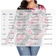 thumbnail image 4 of Womens Cute Tops Women Plus Size Round Neck Long Sleeves Loose Fashion Tops Black XL, 4 of 6