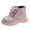 Pink, variant on Staki Toddler Shoes Boys Ankle Support Boots High Top Casual Stain Resistant Sneakers for Fall Winter Little Boys Boots(Black,10 Toddler)