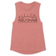 thumbnail image 1 of Skyline Abu Dhabi Women's Muscle Tank X-Small Desert Pink, 1 of 5