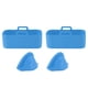 thumbnail image 1 of Freidora rectangular de silicona Ticfox 2 unidades para Ninja DZ201 Foodi 8QT azul, 1 of 14