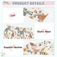 thumbnail image 4 of Dailycode Cotton Pajama Set Snug Fit Long Sleeve Top and Pants for 18M-8Y Cute Hand Drawn Zebras, 4 of 7