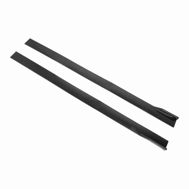 Faldón Lateral Del Coche, 6 Piezas Faldón Lateral Del Coche Patrón De Fibra De Carbono Tipo De 3 Secciones Faldones Laterales Winglets Difusores Reemplazo Universal Para
