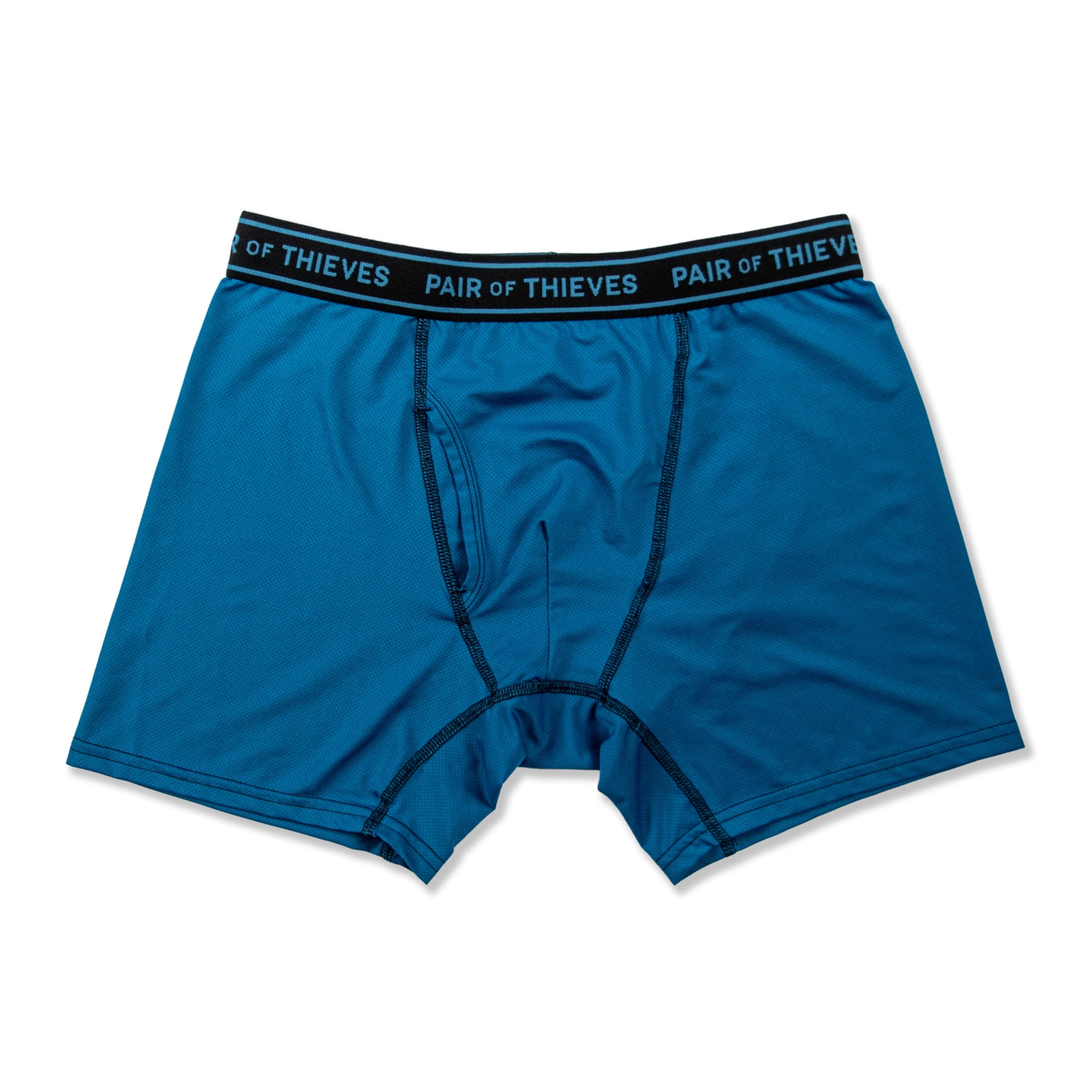 4-Way Performance Stretch Boxer Brief Navy Black Print 3pk L