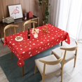 thumbnail image 2 of Valentine's Day Tablecloth Rectangle 60 x 84 Inch,Waterproof Spill Proof Wrinkle Resistant Table Cover for Anniversary Wedding Party Holiday Kitchen Dining Room Decoration, 2 of 6