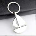 thumbnail image 3 of Keyring Ship Boat Sailboat Pendants Keychain Gift (silver 1pc), 3 of 4
