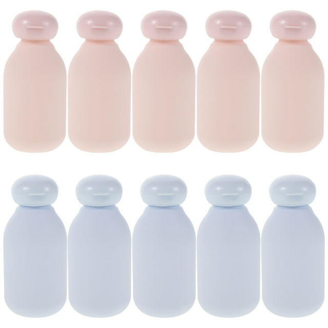 UPGRATOR 10Ud Frascos Plásticos Flexibles Para Shampoo Y Jabón Corporal Fácil De Usar Para Viajes Y Gym