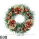 thumbnail image 3 of Guirnalda navideña de 30 cm para colgar en la puerta, de ratán, para decoración de fiestas en el hogar, Año Nuevo, 3 of 5