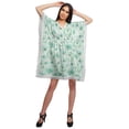 thumbnail image 2 of Moomaya Robe Courte de Caftan de Plage, Robe de Couverture Imprimée, Kaftan pour Femmes, Tenue de Plage, Couverture, 2 of 4