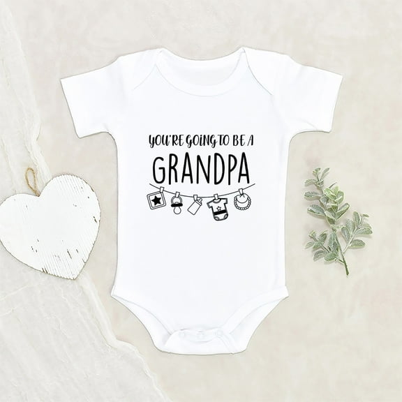 Newbabywishes - You're Going To Be A Grandpa Baby Clothes for Boys and Girls - Pregnancy Announcement