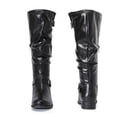 thumbnail image 2 of Love Steetly Women's Extra Wide Calf Knee High Boots, Slouched Shaft Tall Boots, Dual Antique Buckles, Low Stacked Heel Side Zipper Riding Boots., 2 of 7
