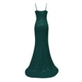 thumbnail image 5 of VBARHMQRT Black Wedding Guest Dresses for Women Long Sleeve Dress Deep V Neck Slim Waist Slim Mini Sequins Sexy Swing Solid Party Dress Bodycon Dresses for Women Sexy Summer Velvet Dress, 5 of 9