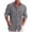 X Grey, variant on Men's Linen Shirt Long Sleeve Button Down Casual Shirts Untucked Dress Shirts Beach Vacation Fall Tops Black L