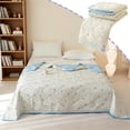 thumbnail image 4 of Linnome Washable Printed Summer Quilt Soft Skin Friendly Breathable Air Conditioning Quilt for Home Use 59x78.7 Inch Multicolor#03, 4 of 9