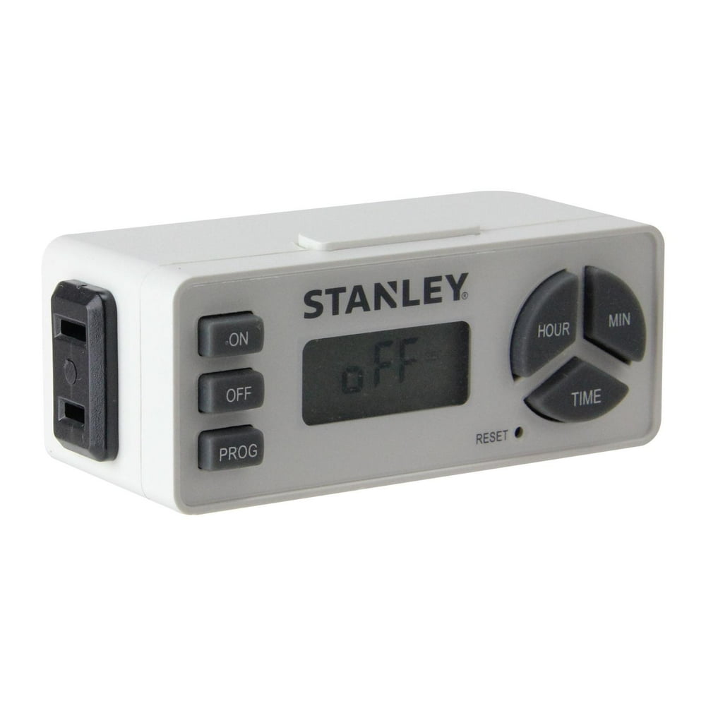 Stanley Timermax Digislim Indoor 2-Outlet Daily Digital Bar Timer