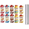 Premier Protein Shakes Drinks - Low Carb High Protein Shakes Variety 10 Pack 30g 2 of Each Flavor - Chocolate, Strawberry, Vanilla, Banana & Caramel Bonus of 10 Individually Wrapped Straws