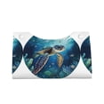 thumbnail image 4 of Naloa Watercolor Turtle4 Print Leather Tissue Box Cover Rectangle | Long Tissue Box Cover | Tissue Box Holder | Tissue Holder for Bathroom, 4 of 9