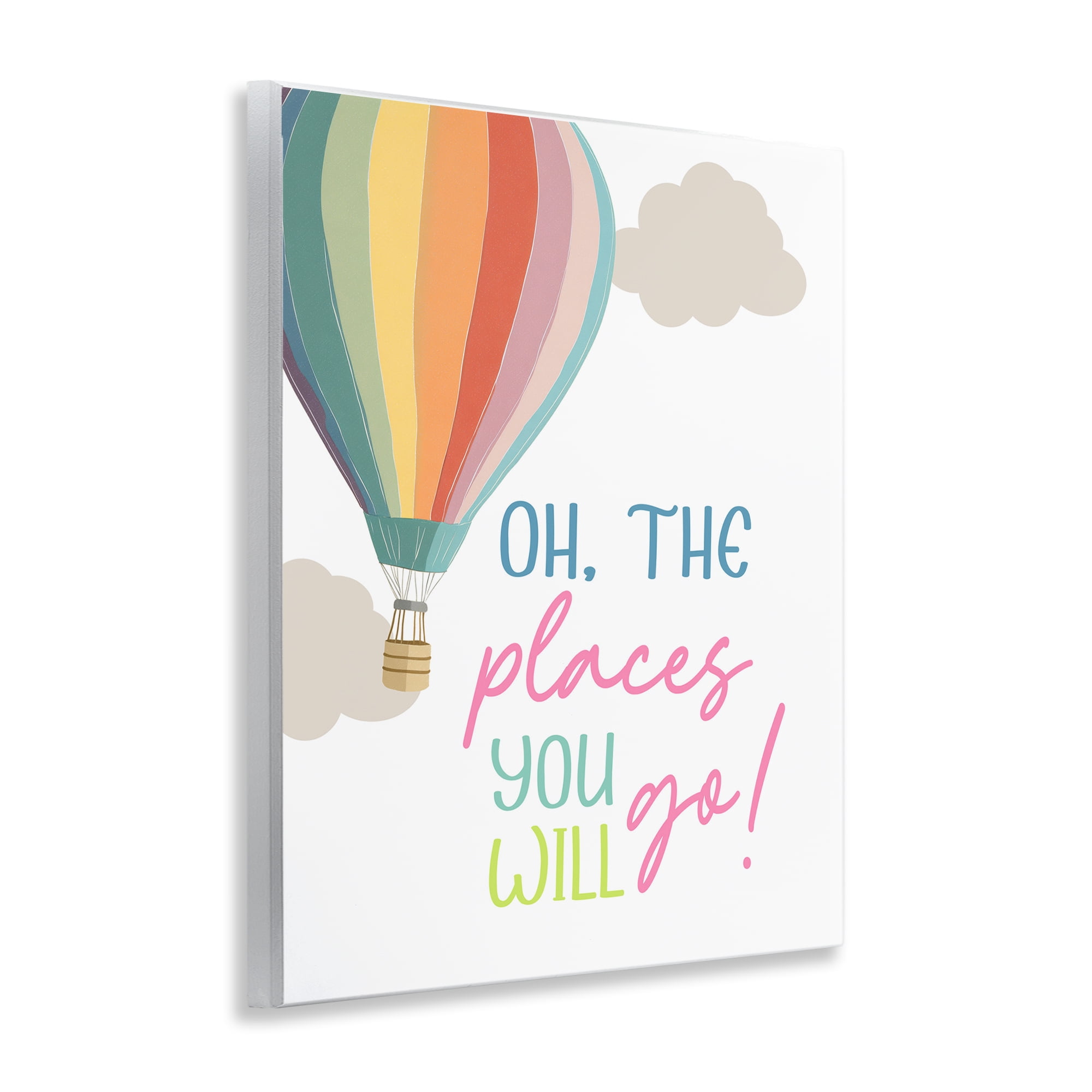 Stupell Industries The Places You Will Go Wall Plaque Art, design by Christine Simpson Art