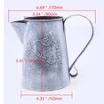thumbnail image 2 of Regadera de Hojalata Sunnimix Florero Decoración Estilo Clásico Cubo de plantas de flores de metal, 2 of 8