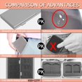 thumbnail image 4 of Estuche Porta Tarjetas SD y TF de AleacióN de Aluminio, Doble Capa de Gran Capacidad con Ranuras EVA para 6 Tarjetas SD y 12 Tarjetas TF, 4 of 5