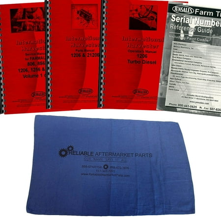 Case International Repair Manual - New Tractor Manual Kit For Case IH International Harvester 806 856 1206 1256 +
