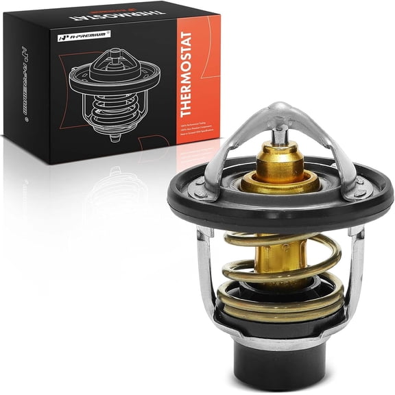 A-Premium Engine Coolant Thermostat Compatible with Toyota RAV4 2016-2018, Corolla 2014-2022, Corolla iM 2017-2018, C-HR CHR 2018-2022 & Lexus NX300h 2015-2021 & Scion iM 2016, 1.8L 2.0L 2.5L