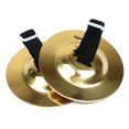 thumbnail image 1 of Duplex 3708 Steel Finger Cymbals - Light - Brass Finish - 2 Pair, 1 of 1