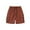 Wine, variant on Aofany Mens Outdoors Cargo Shorts Casual Drawstring Solid Sport Shorts Elastic Waist Summer Shorts