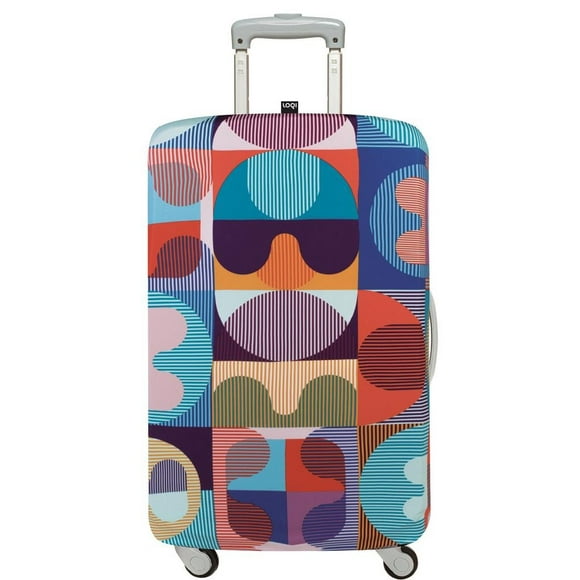 LOQI HVASS&Hannibal Luggage Cover L, Grid