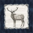 thumbnail image 2 of Great Art Now Blue Cliff Mountains III-Elk by Tara Reed, Framed Wall Art, 13.25W x 13.25H, 2 of 3