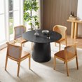 Miekor Furniture 47.24 inch MDF Dining Table Kitchen Table Small Space ...