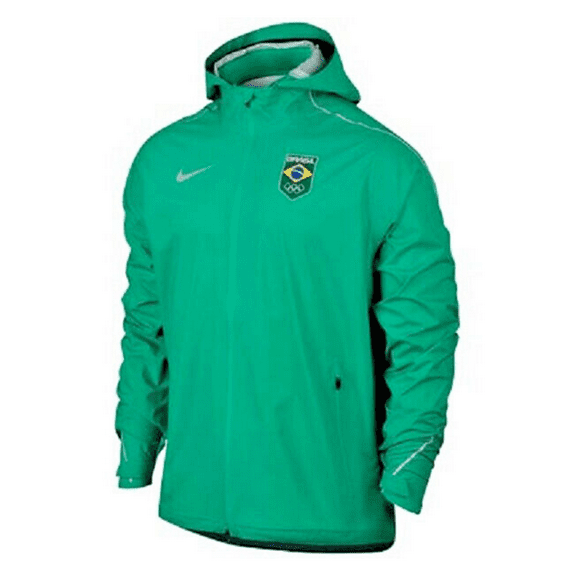 $350 Nike Men's Hyper-Shield Jacket, Green, Size XL.