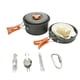 thumbnail image 2 of Utensilios De Cocina Para Acampar, Juego De Ollas Plegables Portátiles Para Acampar, Juego De Cubiertos Con Bolsa De Almacenamiento Para Senderismo Al Aire Libre, Picnic, Uso De 1 Eigraketly OD005996-00, 2 of 6