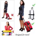 thumbnail image 5 of Lot de 4 Sangles de Valise Réglables, Accessoires de Voyage pour Valise, 5 of 5