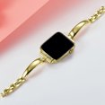 thumbnail image 3 of Bands Compatible with Apple Watch Band 42mm 44mm 45mm 49mm, for iWatch SE Series 9/8/7/6/5/4/3/2/1, Stylish Ultra Slim Dressy Zinc Alloy Bracelets for Men Women Replacement Strap, Gold, 3 of 3