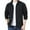 Black, variant on Xmyrz Fall Jackets For Men 2025 Cardigan Windbreaker Long Sleeve Fleece-Lined Stand Collar Thickened Top Coat Outerwear Jacket