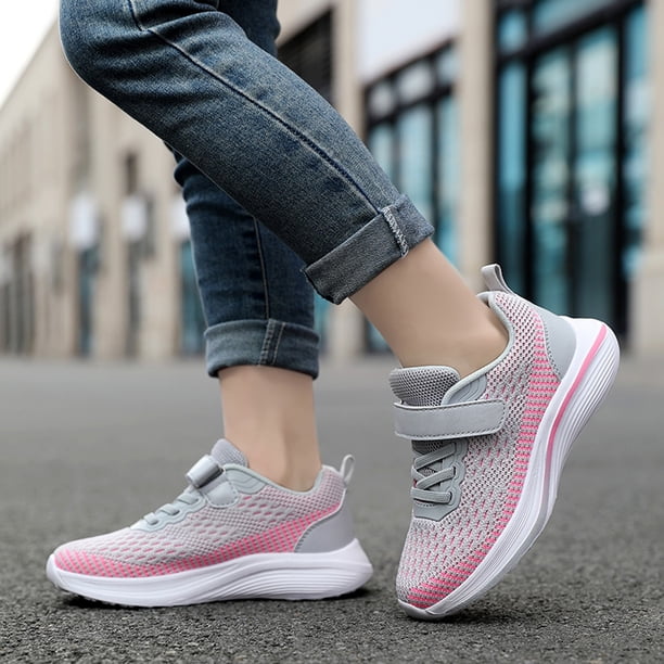 Chaussures De Sport Athletic Works Garçon Taille 7 - Noir/Rouge - Neuves Avec étiquettes