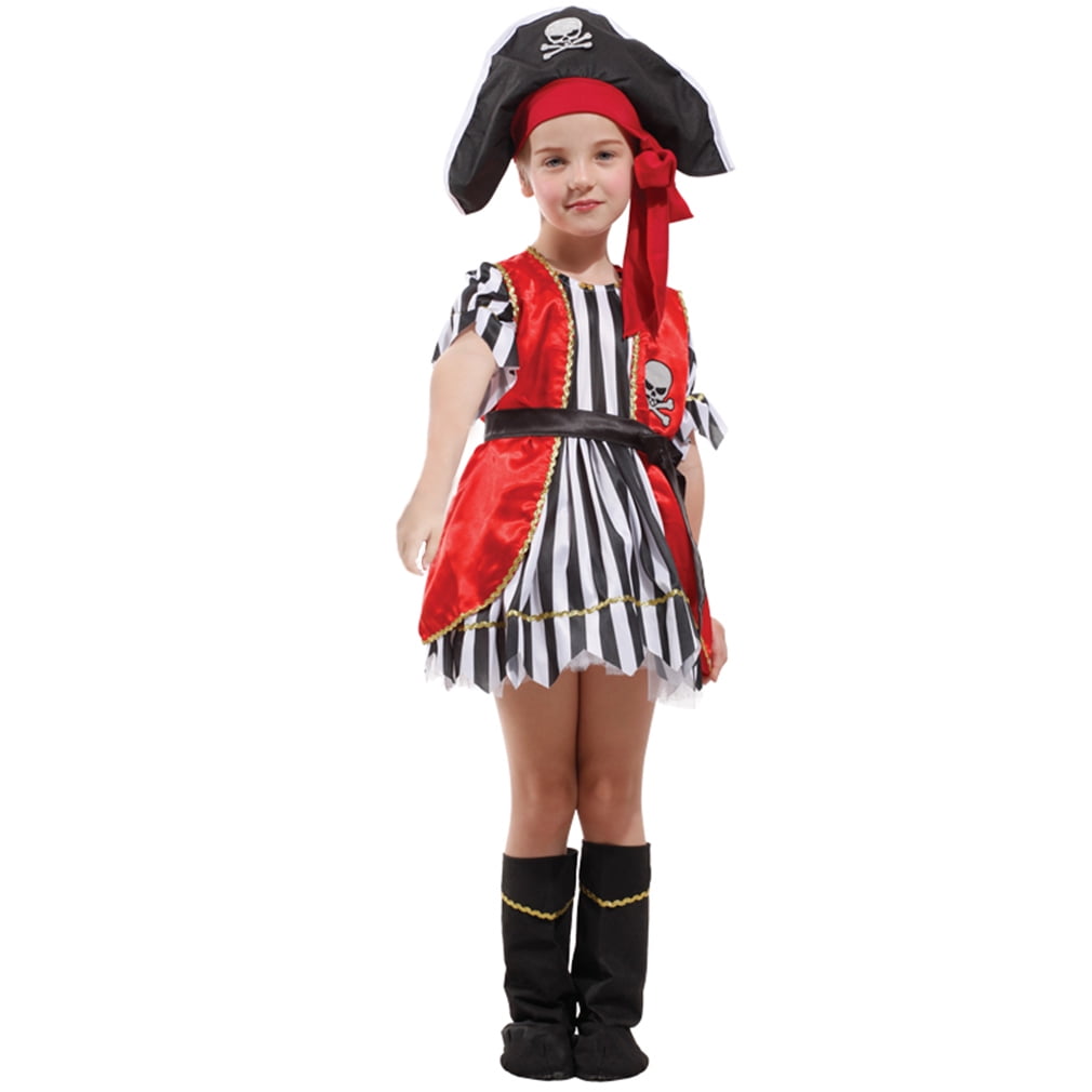 Little Adventures boys pirate cape pretend play dress-up halloween Costume  NEW 