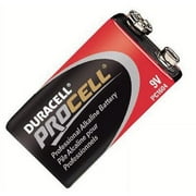 DURACELL PC1604 Non-rechargeable Battery,PROCELL, Alkaline,550 mAh,9V, Snap Contact(Pack of 12)