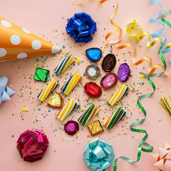 Topbathy 900Pcs Colored Foil Sheets for Food Assorted Color Practical Wrapping Supplies for Anniversary