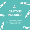 thumbnail image 3 of CPDDMagic Mini Coloring Roll – Continuous Coloring Paper Roll Measuring 5.5” x 30” – 4 Crayons Included, Perfect Travel Activity for Kids Ages 3 to 12, Multicolor, 3 of 6