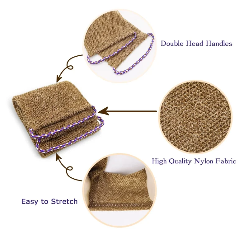 Dr.Pedi African Net Sponge Set, 3-Pack Body Scrubbers photo 7