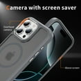 thumbnail image 2 of Allytechgroup iPhone 15 Pro Max Case Magnetic, Compatible with Magsafe Matte Back Cover Military Grade Shockproof Anti-Scratch Slim Fit Phone Case Cover for Apple iPhone 15 Pro Max, Gray, 2 of 9
