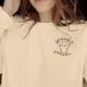 thumbnail image 4 of Sudadera de Halloween para Mujer, Suéter Bordado de Temporada Espeluznante, Suéter de Otoño Fantasma. Albaricoque XXL, 4 of 8
