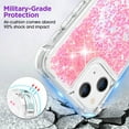 thumbnail image 4 of for iPhone 14 Plus Case Glitter, Shockproof Clear TPU iPhone 14 Plus Case with 2 Screen Protectors, Bling Light Pink Glitters iPhone 14 Plus Case for Women, 4 of 12